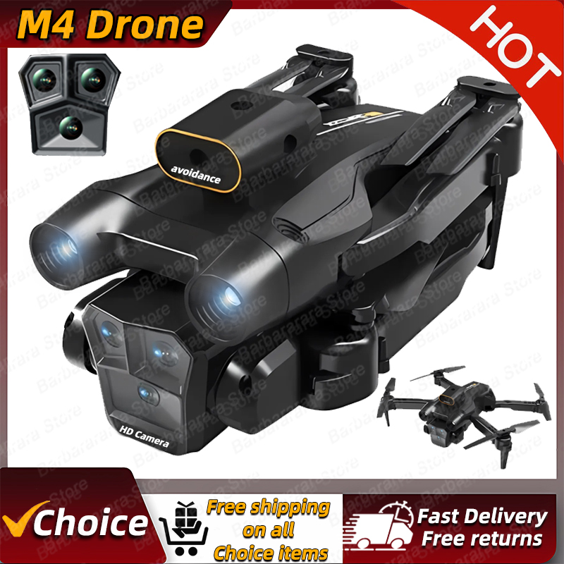 New M4 Drone 4K Professinal 5G - Drone Camera Wide Angle บทวิจารณ์และราคา