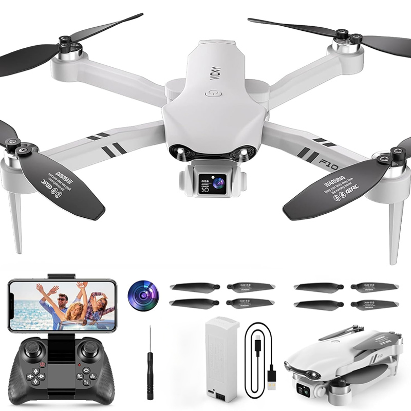 New 4K HD dual camera with GPS - Drone Camera Wide Angle บทวิจารณ์และราคา