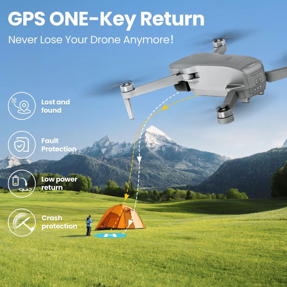 Global MiniX Drone! 4K UHD & a - Drone Camera With Gimbal บทวิจารณ์และราคา