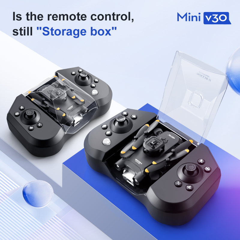 Mini V30 WiFi FPV Drone With 4 - Drone Camera Wide Angle บทวิจารณ์และราคา
