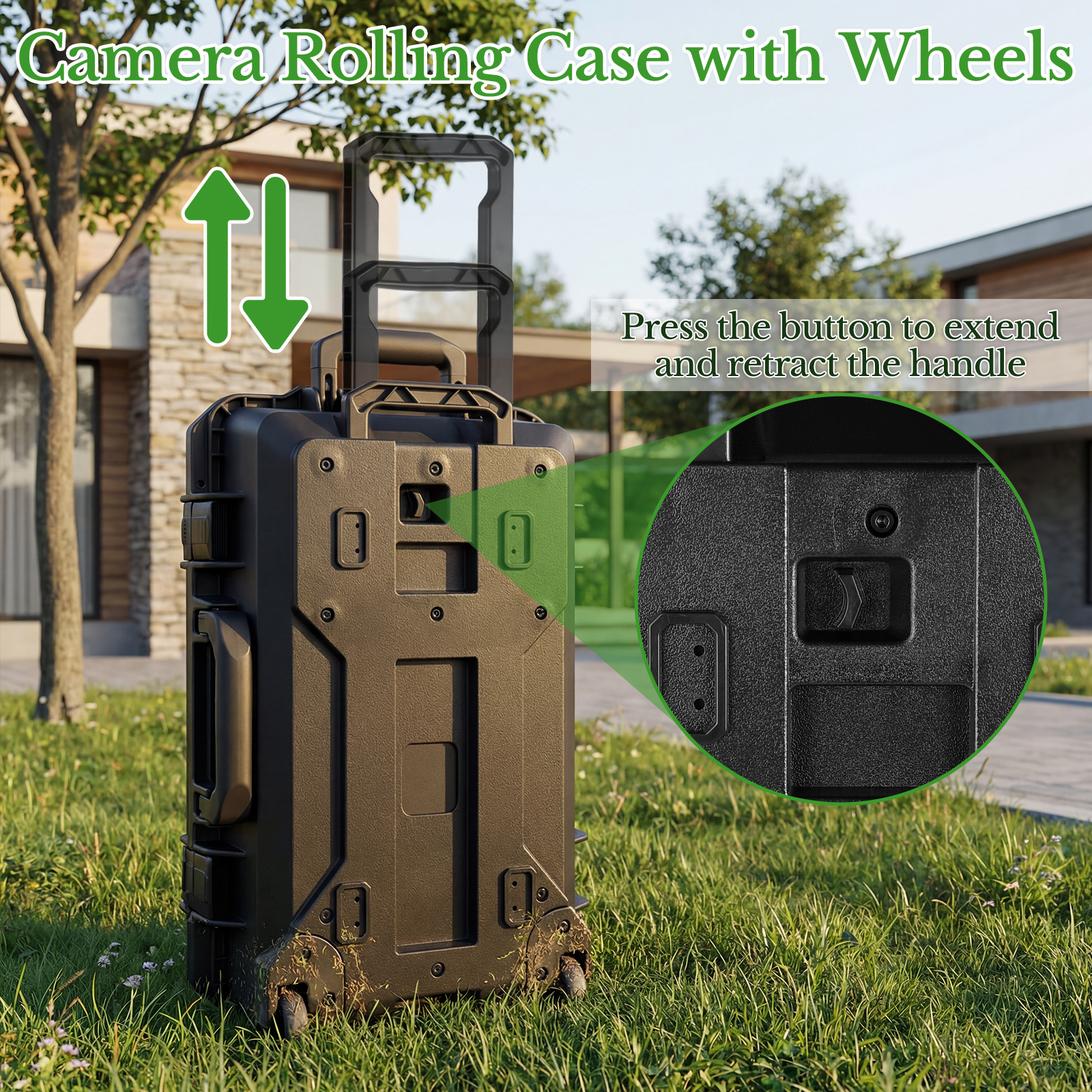 Professional Large Hard Rollin - Drone Camera Case บทวิจารณ์และราคา