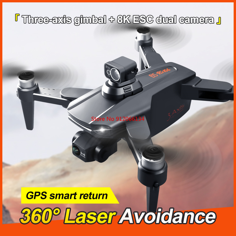 8K ESC Camera GPS Obstacle Avo - Drone Camera With Gimbal บทวิจารณ์และราคา