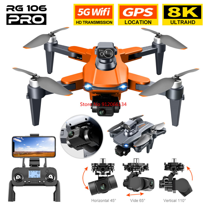 8K ESC Camera GPS Obstacle Avo - Drone Camera With Gimbal บทวิจารณ์และราคา