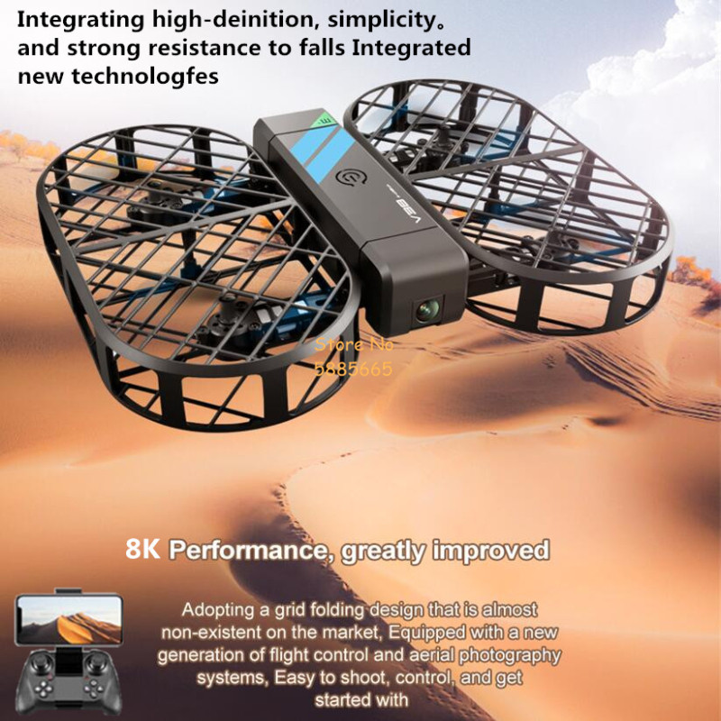 8K HD Camera 360° Protection O - Drone Camera 4K บทวิจารณ์และราคา