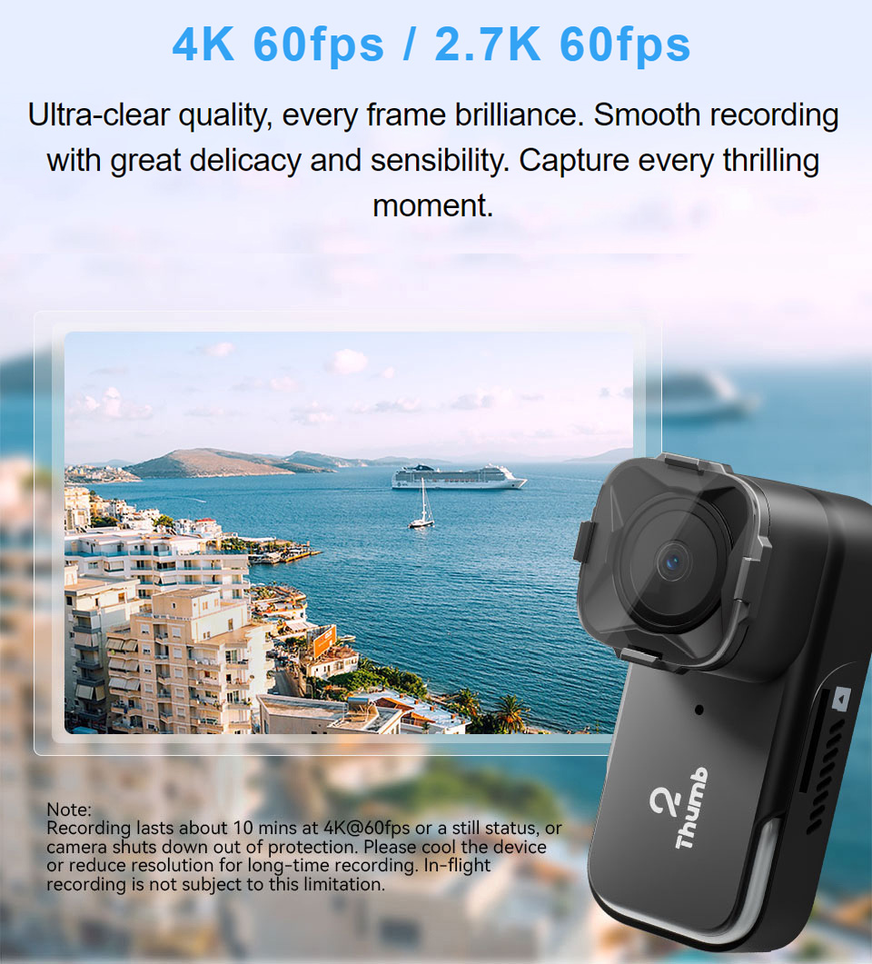 New Version RunCam Thumb 2 4K  - Drone Camera Hd บทวิจารณ์และราคา