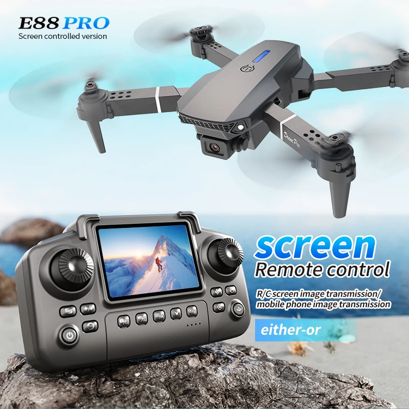 Professional E88 PRO Drone wit - Drone Camera Wide Angle บทวิจารณ์และราคา