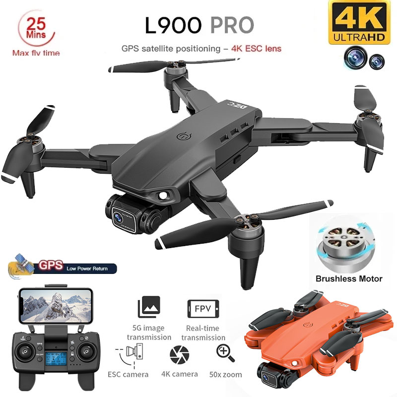 L900 Pro GPS Drone 4K Professi - Drone Camera Wide Angle บทวิจารณ์และราคา