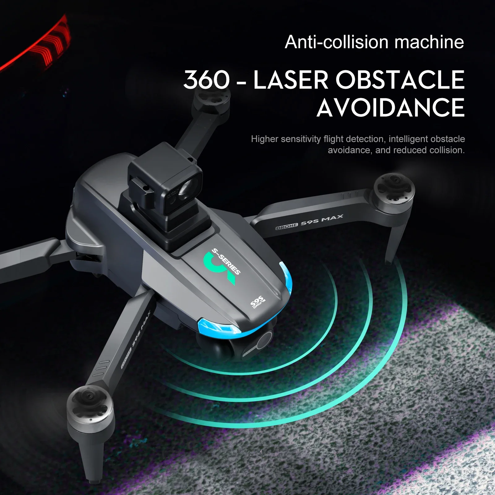 NEW S9S MAX MINI Drone 4K 2-Ax - Drone Camera Wide Angle บทวิจารณ์และราคา