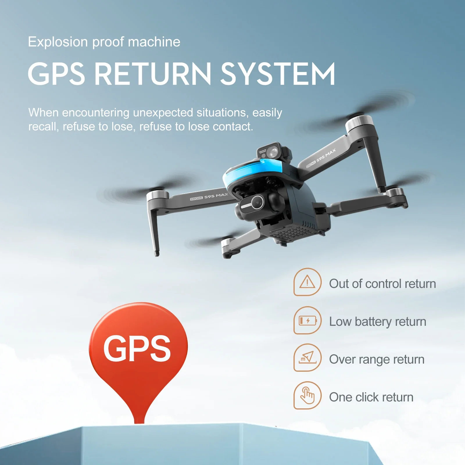 NEW S9S MAX MINI Drone 4K 2-Ax - Drone Camera Wide Angle บทวิจารณ์และราคา