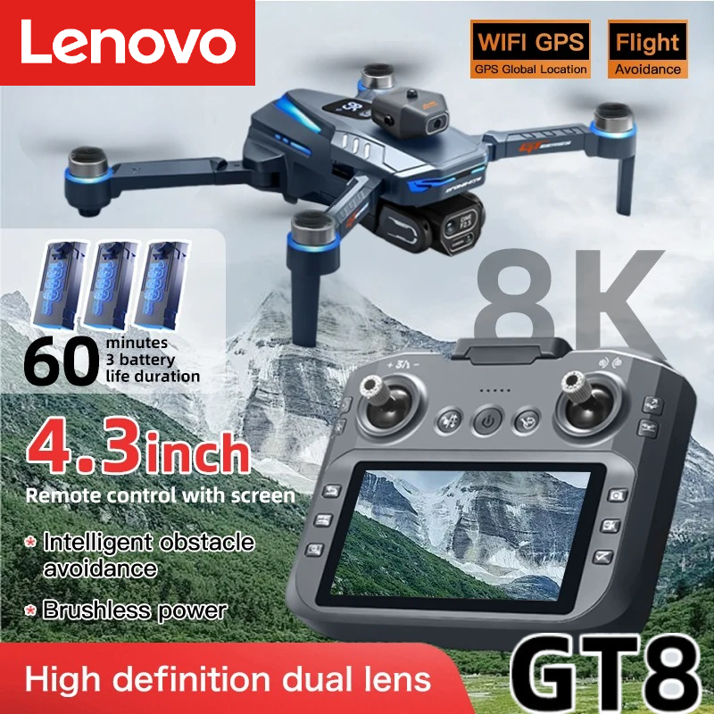 Lenovo GT8 Drone 8K Profession - Drone Camera Thermal บทวิจารณ์และราคา