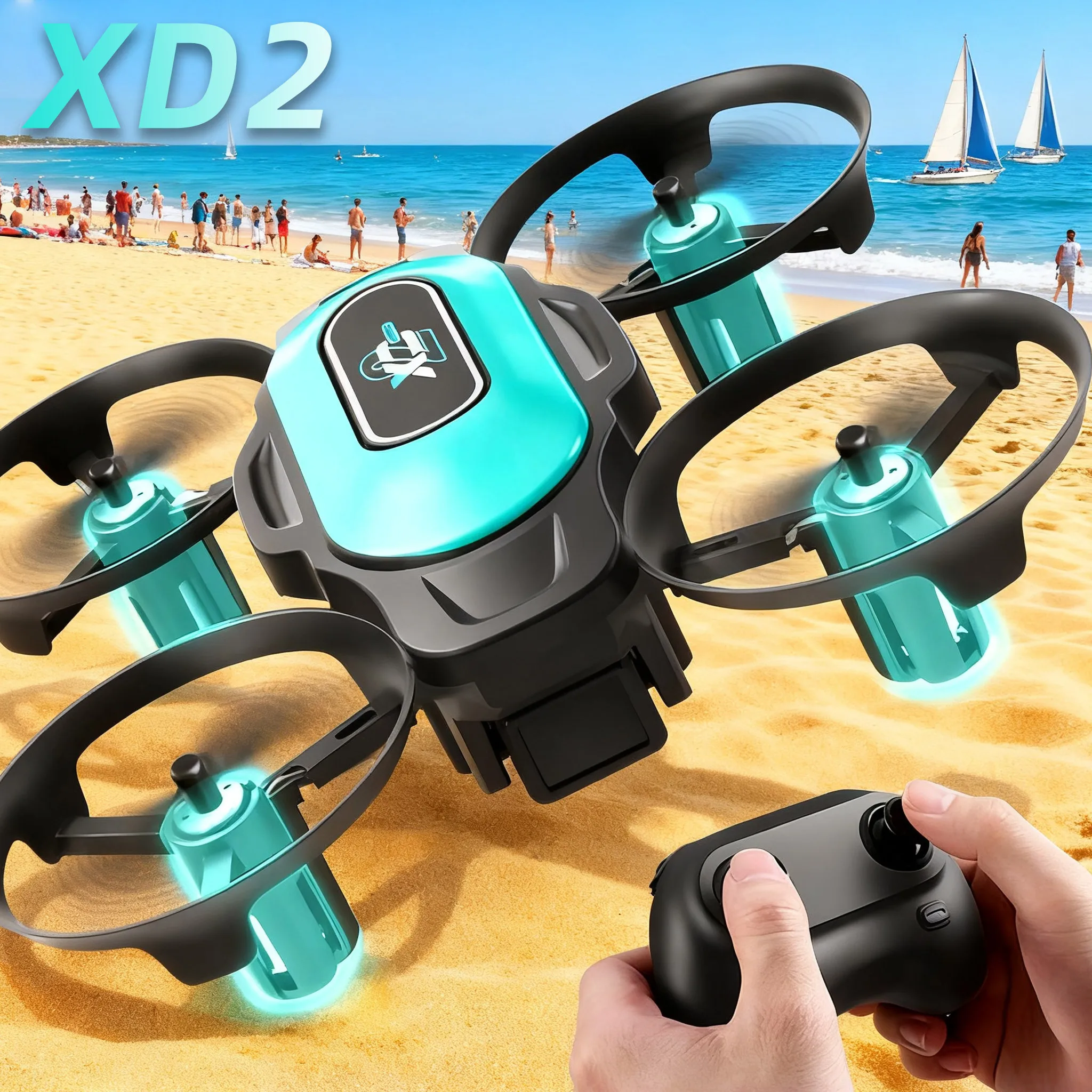 XD2 Mini Drone, 360° Stunt Fli - Drone Camera Hd บทวิจารณ์และราคา