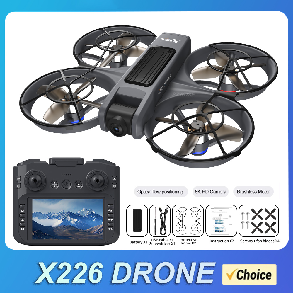 NEW X226 RC Drone 2.4G 5G WIFI - Drone Camera Wide Angle บทวิจารณ์และราคา