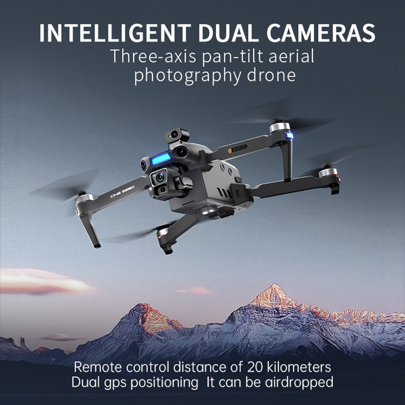 2026 New 8K Dual Camera Drone  - Drone Camera Mount บทวิจารณ์และราคา
