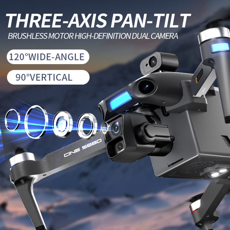 2026 New 8K Dual Camera Drone  - Drone Camera Mount บทวิจารณ์และราคา