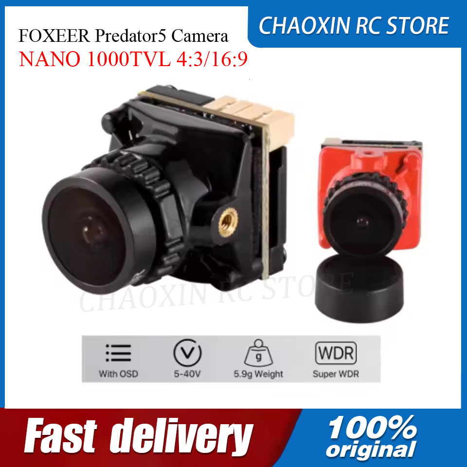 FOXEER Predator5 Camera NANO 1 - Drone Camera Lens บทวิจารณ์และราคา