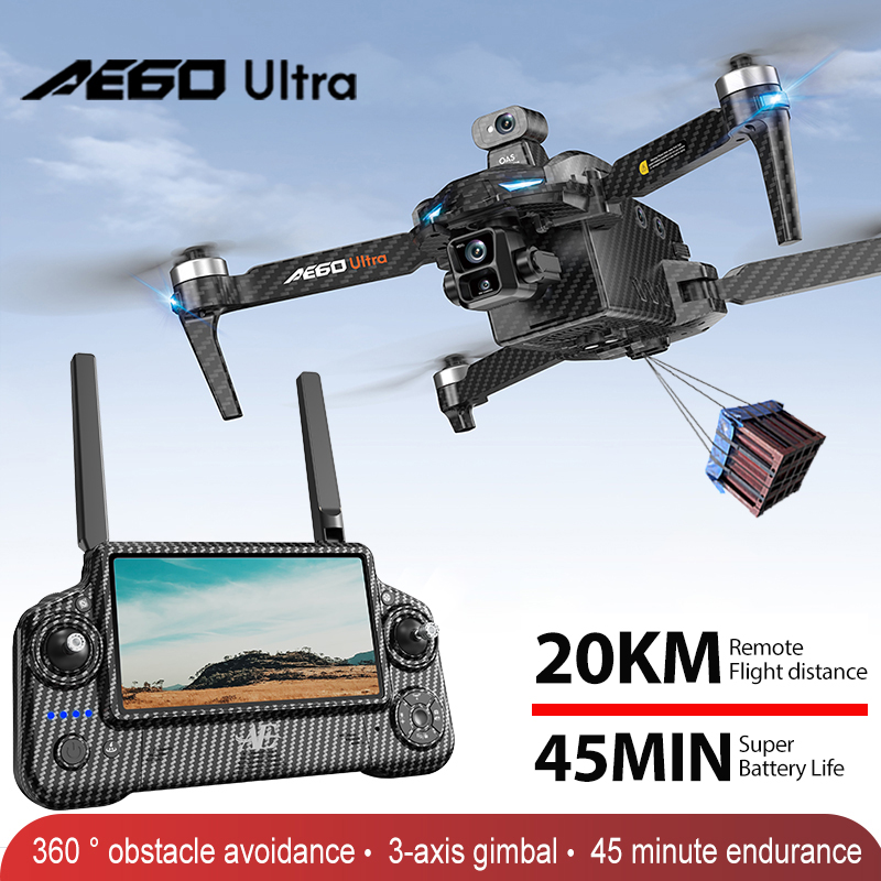 AE60 GPS Drone Professional 8K - Drone Camera 4K บทวิจารณ์และราคา