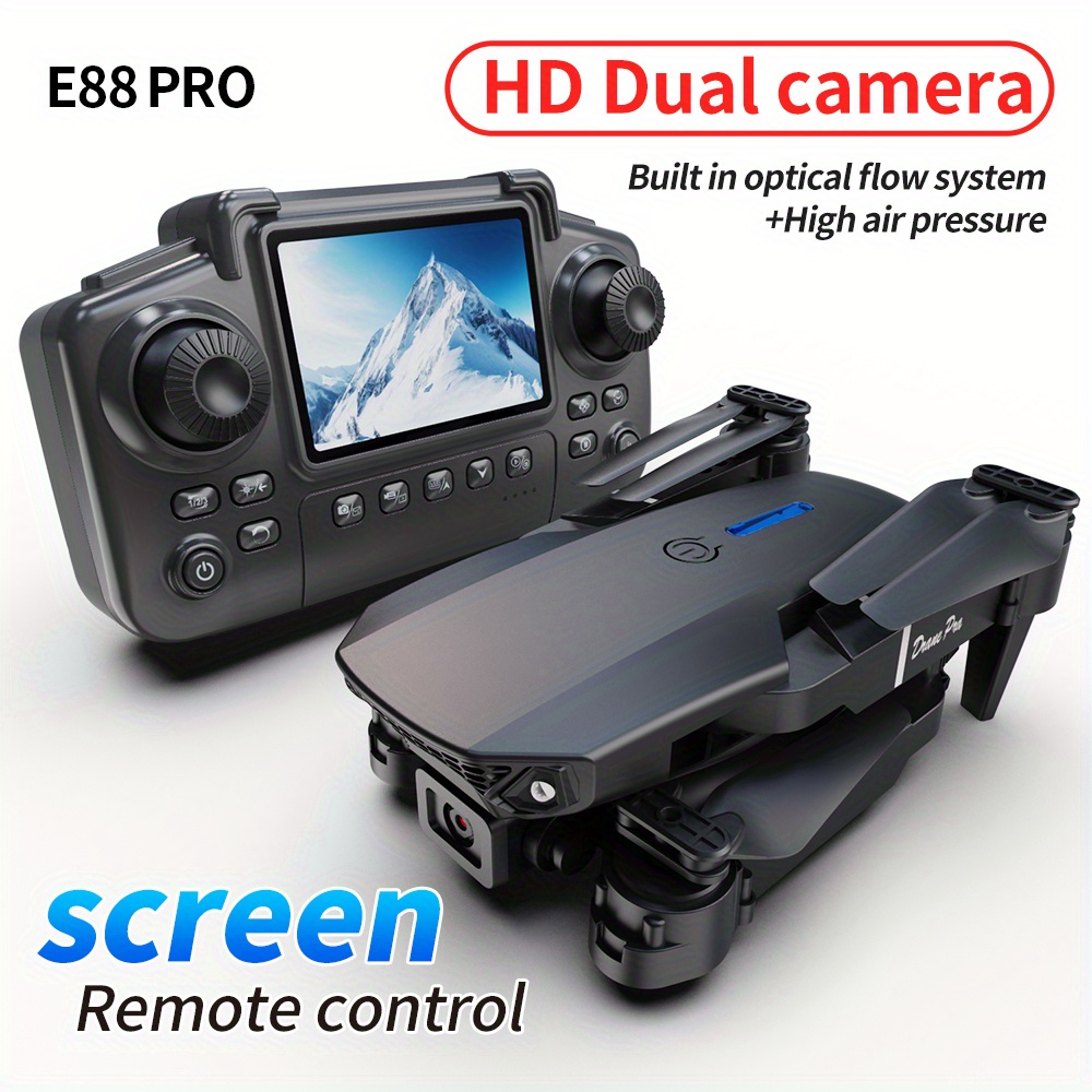 E88 Pro RC Drone WiFi FPV Heig - Drone Camera Wide Angle บทวิจารณ์และราคา