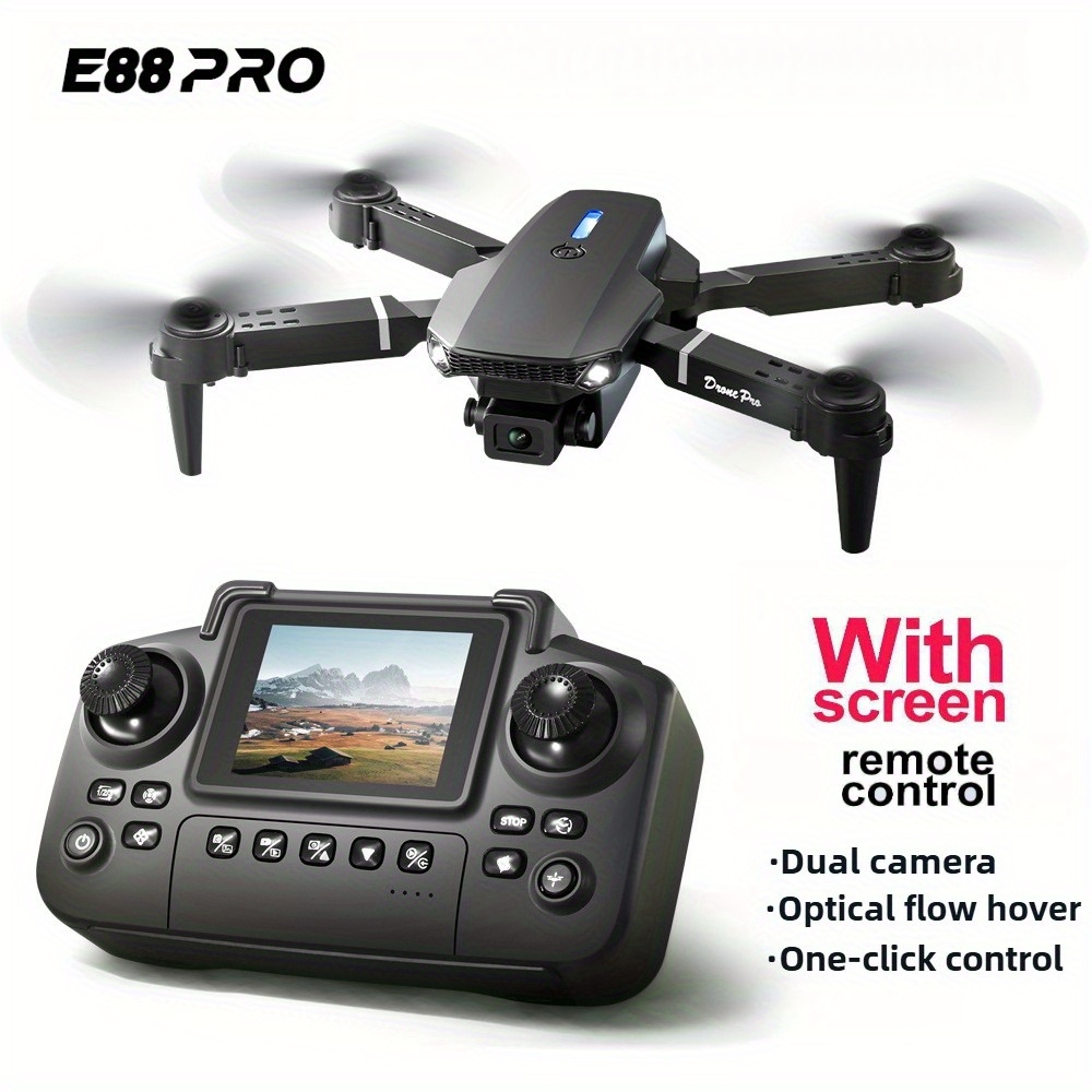 E88 Pro RC Drone WiFi FPV Heig - Drone Camera Wide Angle บทวิจารณ์และราคา