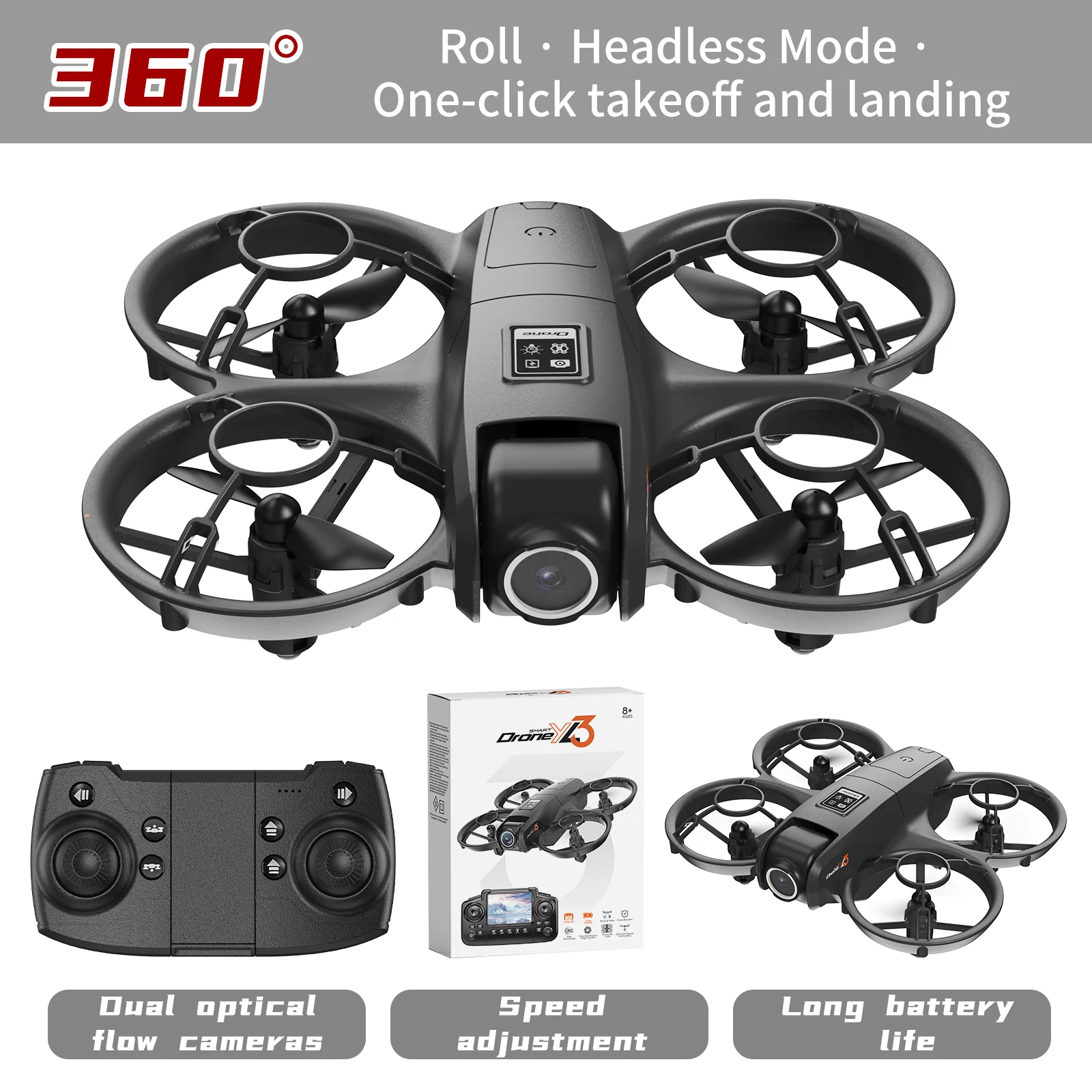 New YL3 RC Drone 8K 1080P Wide - Drone Camera Wide Angle บทวิจารณ์และราคา