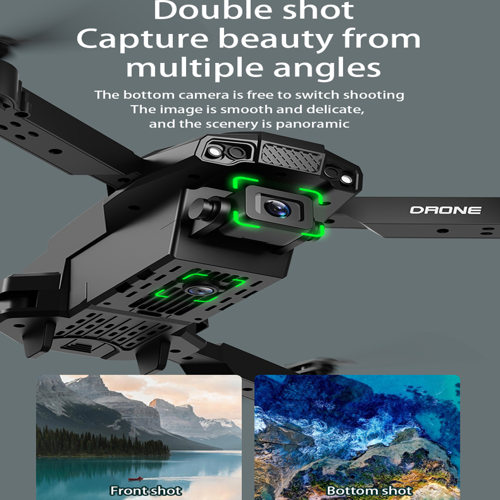 Mini Drone 4K Dron Wifi Fpv Dr - Drone Camera Wide Angle บทวิจารณ์และราคา