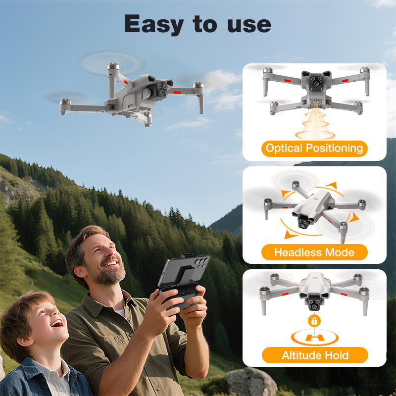 NEW Hot L017 Pro Drone Brushle - Drone Camera Wide Angle บทวิจารณ์และราคา