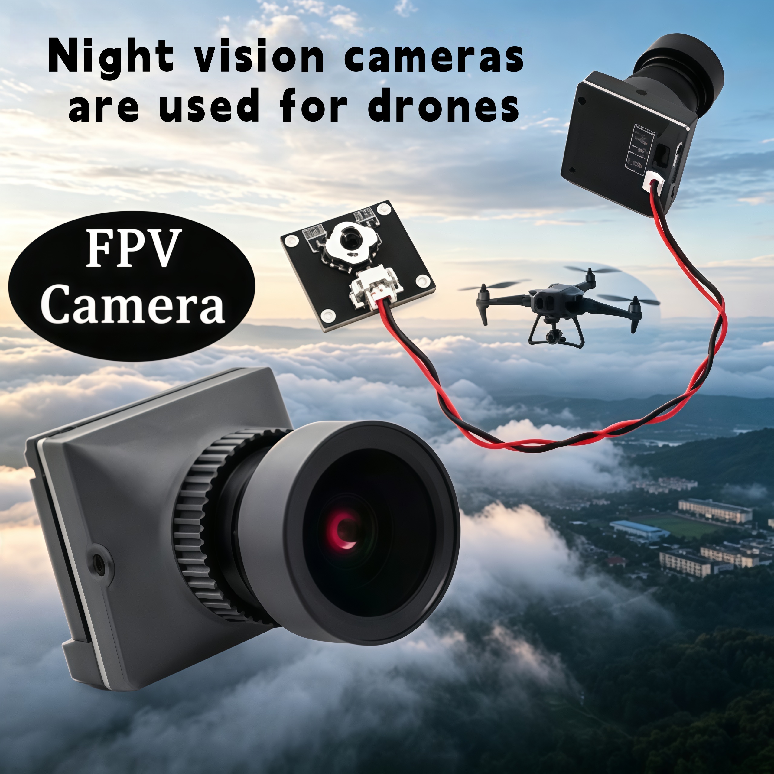 1500TVL HD CADDX Snail FPV Cam - Drone Camera Hd บทวิจารณ์และราคา