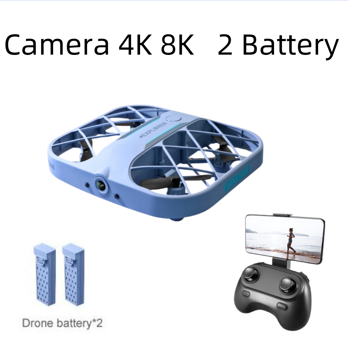 JJRC H107 FPV RC Drone with 2  - Drone Camera Hd บทวิจารณ์และราคา