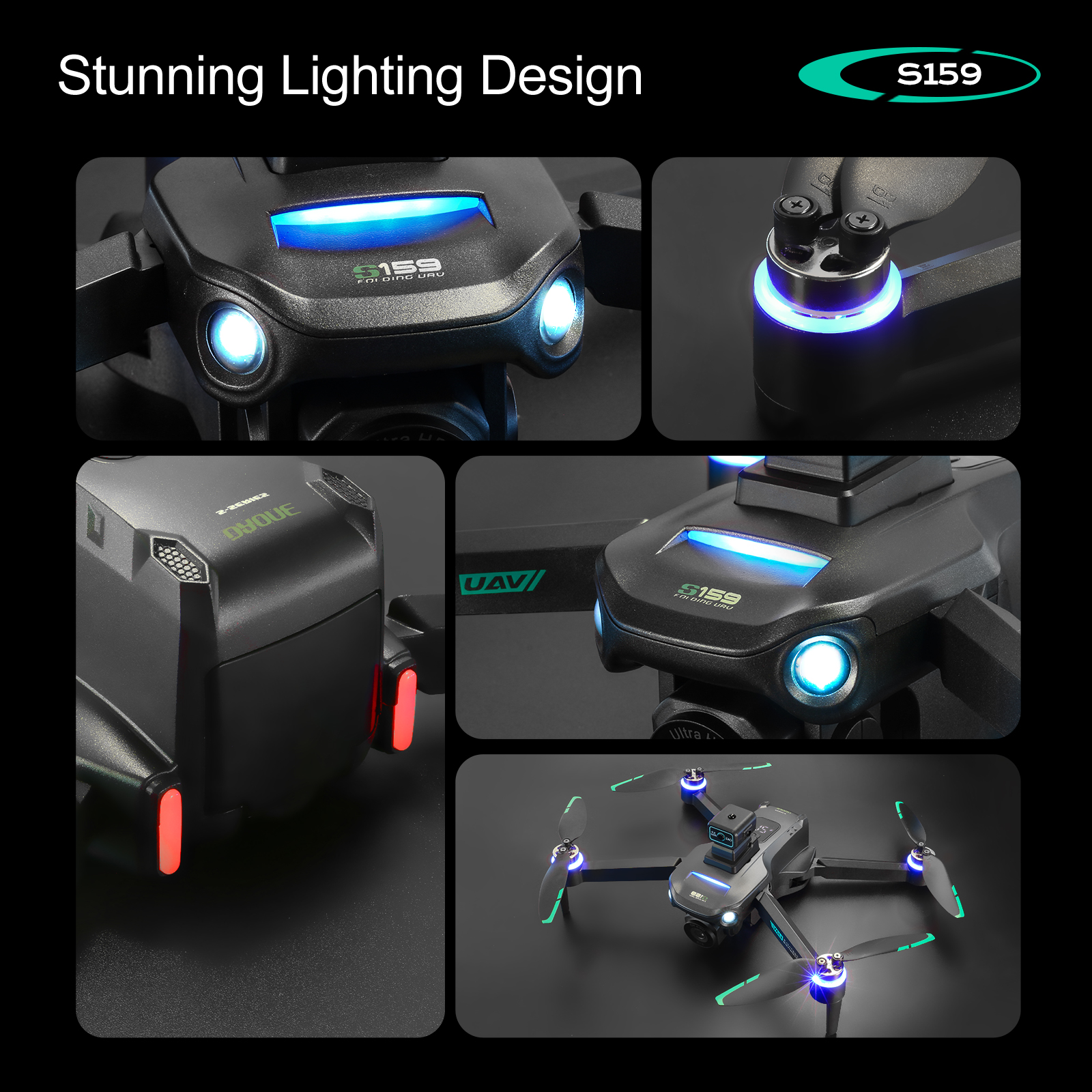 S159 GPS Drone 4K Profesional  - Drone Camera Mount บทวิจารณ์และราคา